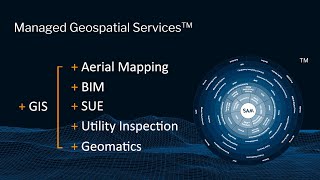 Managed Geospatial Services™  GIS  Aerial Mapping BIM SUE Utility Inspection Geomatics [upl. by Rotkiv358]