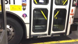 NJ TRANSIT Bus  NABI 41615 5275 at Port Authority Gate 204 [upl. by Idalla745]