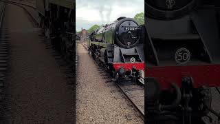 9F 92214 running around the train at Leicester North [upl. by Magas]