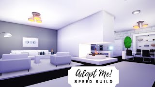 Modern Futuristic Home Speed Build PART 1 🌴 Roblox Adopt Me [upl. by Norton]