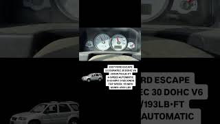 2007 FORD ESCAPE V6 060 0to60 speed fordescape ford viralvideo [upl. by Reinold649]