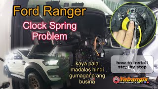 Ford Ranger  Clock Spring Problem kadalasan problema ng steering wheel button [upl. by Alletneuq]