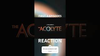 REVIEW Star Wars The Acolyte First 4 Eps [upl. by Auod]