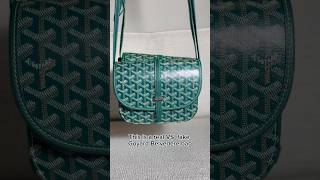 REAL vs FAKE GOYARD Belvedere bag🔍 goyard luxury authenticity [upl. by Akinej]