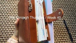 Flip Through Thursday  Week 40  October 2024  Pink Planner Girl [upl. by Darin]