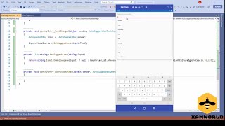 Xamarin Forms Autocomplete entry without any paid nugget  Suggestion Entry Hindi [upl. by Naujat]