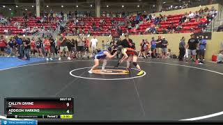 123135 Lbs Quarterfinal  Callyn Divine KS Vs Addison Harkins MO 577a [upl. by Miza233]