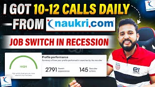 HOW TO GET INTERVIEW CALLS FROM NAUKRICOM  I GOT 1012 CALLS DAILY NAUKRICOM  NAUKRICOM TIPS [upl. by Lucius]