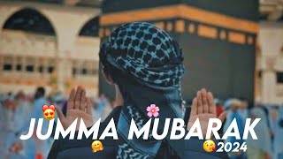 Jumma Mubarak Status 2024💕♡ Jumma Mubarak Whatsapp Status ♡New Islamic Hindi Shayari WhatsApp status [upl. by Bentlee]