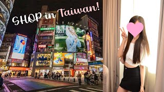 TAIWAN 台灣 SHOPPING VLOG HAUL  Fashion T Beauty Ximending New Bag J amp K Beauty Aesthetic Cheap [upl. by Gnanmos]