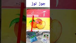 Nursery class urdu jor tor class2 learn urdu alphabets alif baa paa taa  study kids [upl. by Ardnael933]