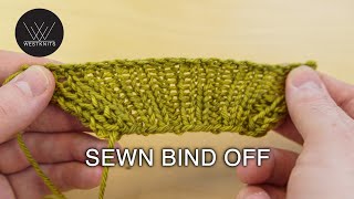 Sewn Bind Off  Knitting Tutorial [upl. by Acirat]