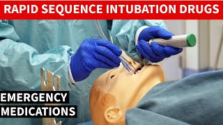 Rapid Sequence Intubation Drugs RSI Emergency medications [upl. by Hephzipa858]