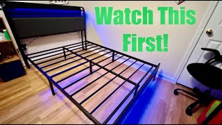 Rolanstar Full Size Bed Frame  What to Expect [upl. by Dorin]