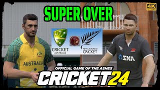 Australia vs New Zealand Super Over  Cricket 24 [upl. by Mairem239]