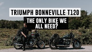 Triumph Bonneville T120 Review  The bike that does it all Why should you consider one [upl. by Silevi]