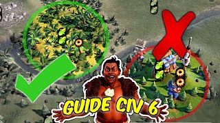 4 astuces pour placer ses villes dans Civilization 6 [upl. by Leanahtan994]