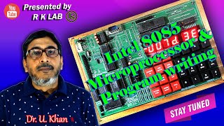 Program Writing With Microprocessor 8085 Trainer Kit [upl. by Drofkcor]