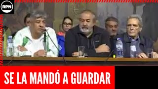 Pablo Moyano SE LA MANDÓ a guardar a Bullrich y Milei por criticar el paro nacional quotLes dolióquot [upl. by Trixy]