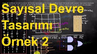 Sayısal Devre Tasarımı Örnek Soru 2  Digital Circuit Design Example 2  Digital Electronic  Logic [upl. by Asilef]