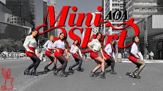 KPOP IN PUBLIC  ONE TAKE AOA  짧은 치마 Miniskirt Dance Cover by FIX2U [upl. by Euginimod]