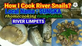 FRESHWATER LIMPETS  How I Cook River Limpets  Simple DishHomecooking [upl. by Guibert]