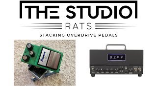 Stacking Overdrive Pedals using the REVV D20 Amplifier [upl. by Keele]