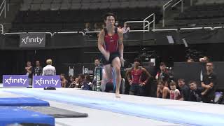 Xander Hong  Vault  2023 Xfinity US Championships  Junior Men Day 2 [upl. by Trebo]