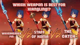 Xiangling burst Damage Comparison  Homa vs Wavebreaker vs Catch  Genshin Impact [upl. by Beauregard441]