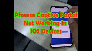 How To FIX Pfsense Captive Portal not Working in IOS devices tagalog [upl. by Sigismundo]