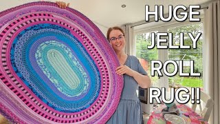 LETS MAKE A JELLY ROLL RUG  Sewing Vlog [upl. by Yttiy942]