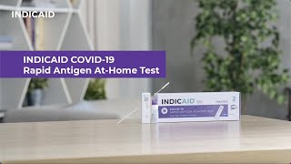 INDICAID COVID19 Rapid Antigen AtHome Test  Demo Video US OTC [upl. by Male]