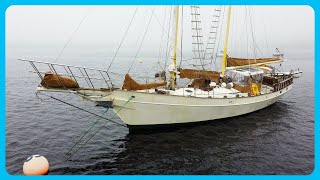 This 62 STEEL Schooner Will SHOCK You Full Tour Learning the Lines [upl. by Uel]