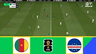 CAMEROON VS CAPE VERDE  FIFA WORLD CUP 2026 QUALIFIERS AFRICA  FOOTBALL LIFE 2024 [upl. by Essinger]