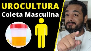 Urocultura masculina como fazer a coleta da urina em homens passo a passo  Cultura de urina [upl. by Gorey]