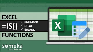 Excel IS Functions ISNUMBER amp ISBLANK amp ISTEXT  Training Lesson 15 [upl. by Aliekat]