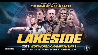 The WDF World DARTS Championship from the Lakeside 2023 [upl. by Heddie]