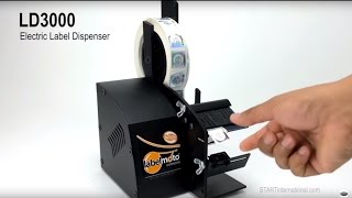 LD3000 highspeed electric label dispenser by START International [upl. by Jemina147]