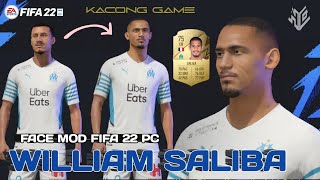 William Saliba facemod fifa 22  PC [upl. by Aribold]