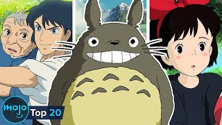 Top 20 Studio Ghibli Films of All Time [upl. by Aihsot]