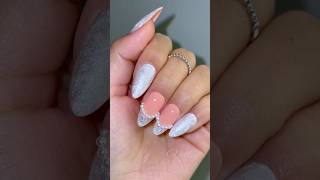 Simple Pearl Nail Design Tutorial For Nail Art Beginners Sweet amp Elegant🫧 [upl. by Aisad246]