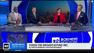 WCBS  CBS 2 News at 6pm  Open and Close  Dana Tylers Last Newscast  March 27 2024 [upl. by Valenka]