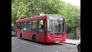 Enviro 200 ExCT PlusHCT DAS1 Stagecoach London 1300 SN57DWE on Route 309 at Stepney Green Station [upl. by Aynor]