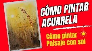 Cómo pintar Acuarela paso a paso [upl. by Roderic]