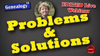 Genealogy Problems and Solutions Previous Live  Edited [upl. by Repsihw]