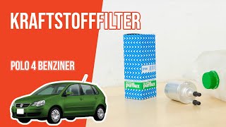 Wie Polo 4 14 Kraftstofffilter wechseln ⛽ [upl. by Shoshanna]