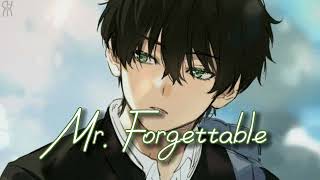 Nightcore  Mr Forgettable David Kushner  lyrics [upl. by Westley65]