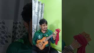 vule jabo amio vebechi💔🪕😭bengalifolk song on ukulele [upl. by Hazem]