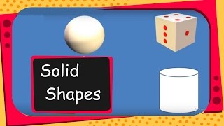 Maths  What are Solid or 3D Shapes  English [upl. by Naivatco969]