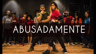 ABUSADAMENTE  MC Gustta e MC DG  Tejas Dhoke Choreography  Dancefit Live [upl. by Saraiya]